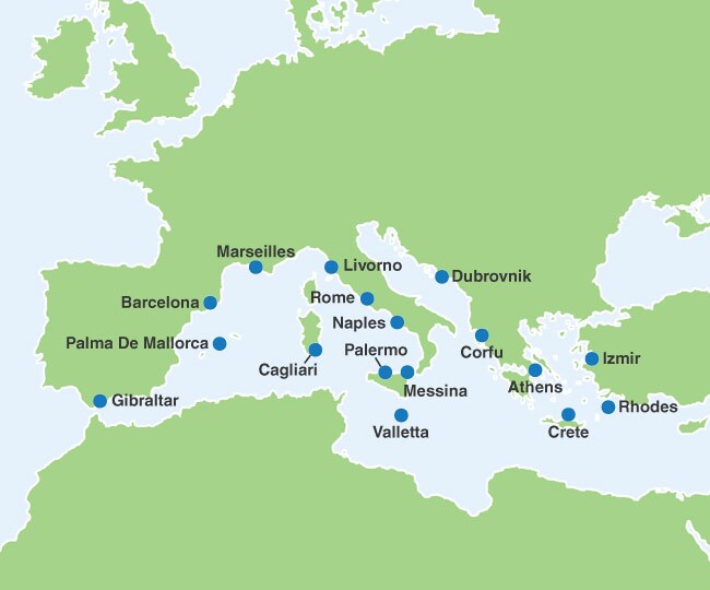 Carnival Cruise Routes Map